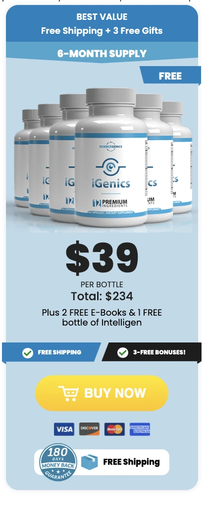 iGenics order six bottles
